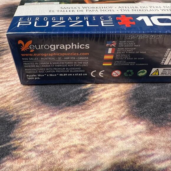 NEW Santa’s Workshop 1000 Piece Jigsaw Puzzle Christmas Winter - Picture 3 of 5